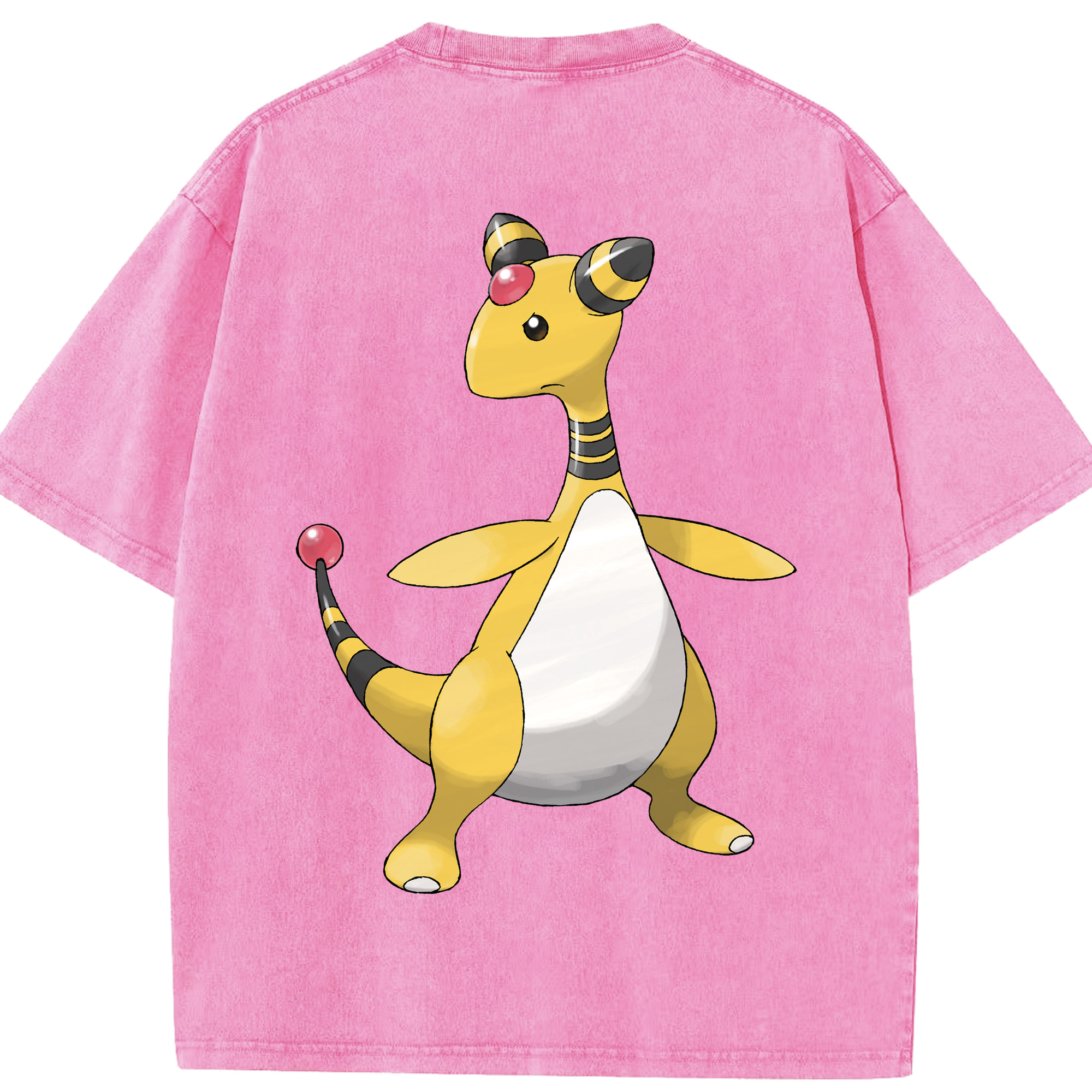 （画像用） ポケットモンスター Pokémon 綿100% ヴィンテージ風 半袖Tシャツ（背面プリント）